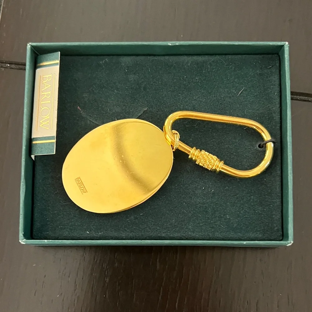 Vintage Barlow Gold Key Holder Bass Fish Design